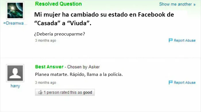 Yahoo Respuestas va a dejar de funcionar, y estas 20 épicas capturas de pantalla nos sirven para recordarlo