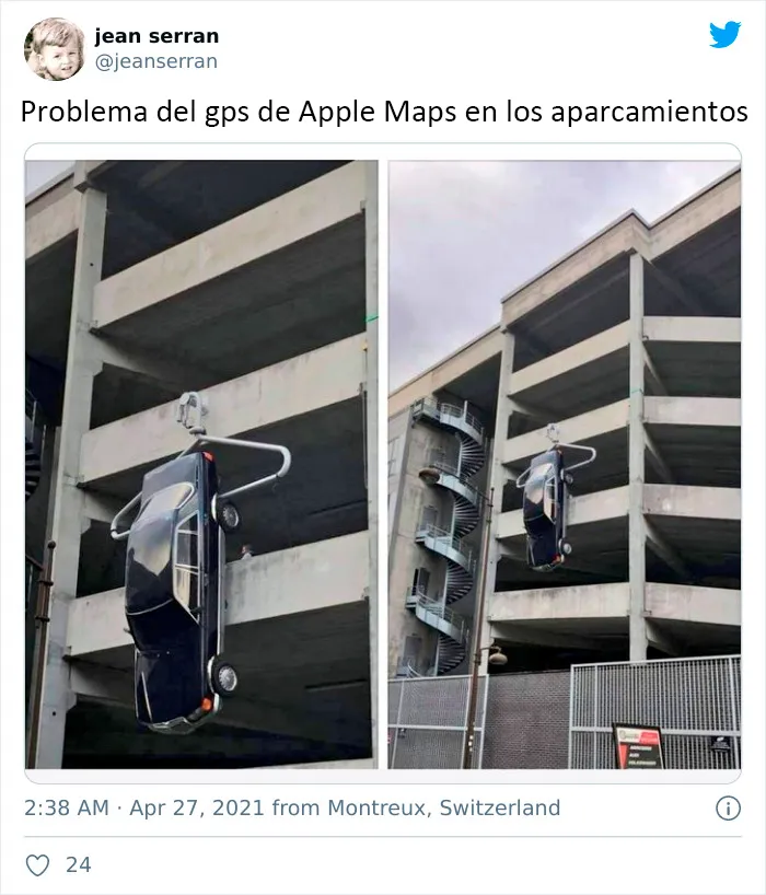 20 Divertidos tuits donde la gente se burla de Apple Maps