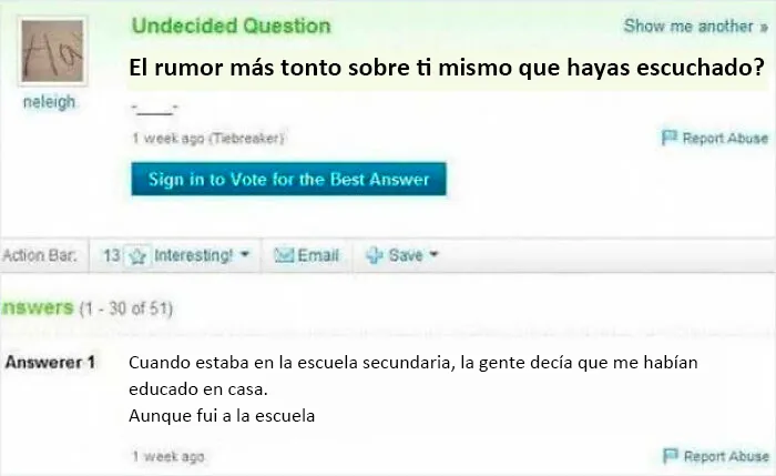 Yahoo Respuestas va a dejar de funcionar, y estas 20 épicas capturas de pantalla nos sirven para recordarlo