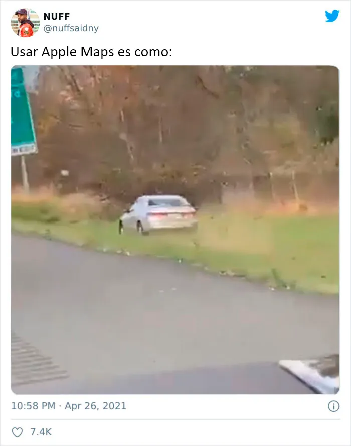 20 Divertidos tuits donde la gente se burla de Apple Maps