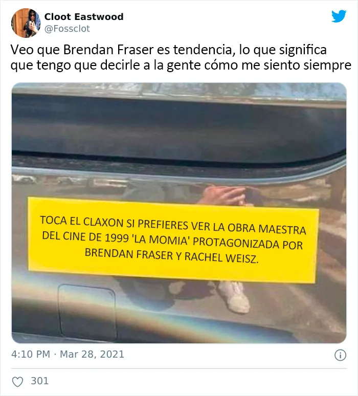 Internet ha vuelto viral a Brendan Fraser simplemente por ser genial, aquí tienes 30 de los mejores tuits