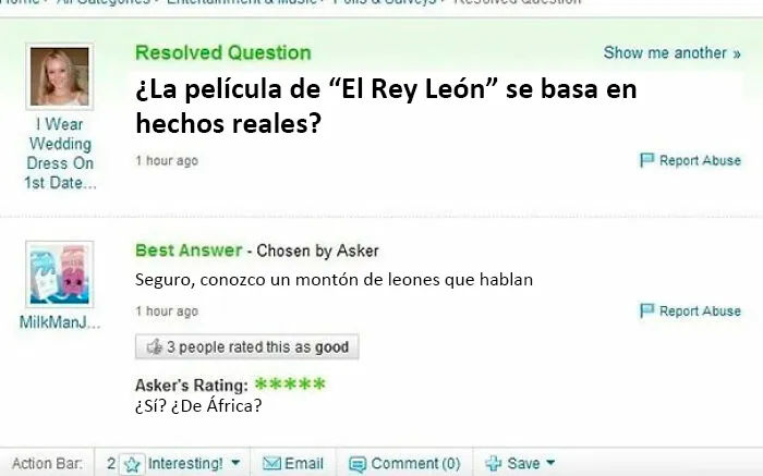 Yahoo Respuestas va a dejar de funcionar, y estas 20 épicas capturas de pantalla nos sirven para recordarlo