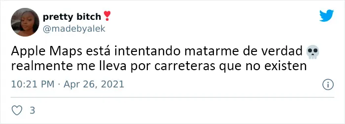20 Divertidos tuits donde la gente se burla de Apple Maps