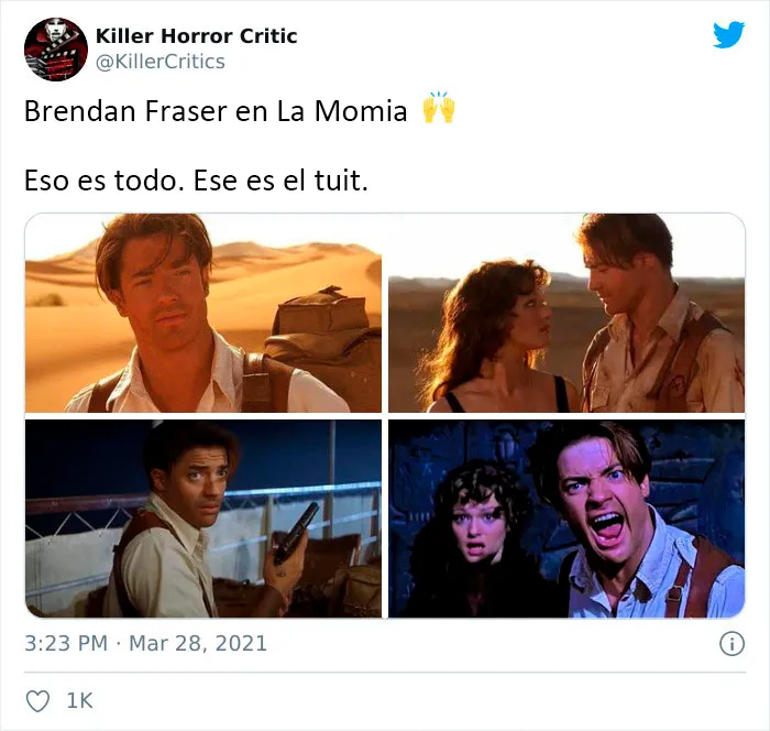 Internet ha vuelto viral a Brendan Fraser simplemente por ser genial, aquí tienes 30 de los mejores tuits