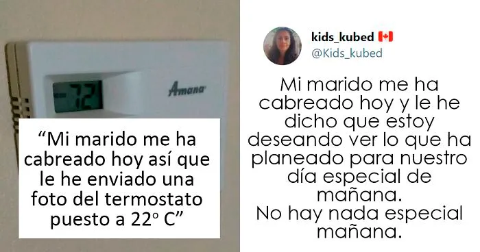 30 Formas malvadas y divertidas de vengarte de tu pareja cuando te enfadas con ella