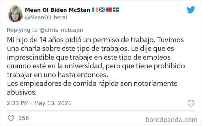 Burger King publica un cartel en el que pide a los padres de niños de 14 y 15 años que les dejen solicitar trabajo y la gente se indigna