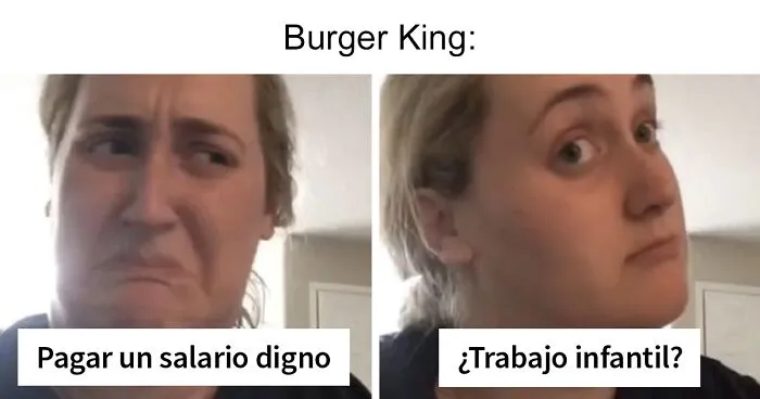 Burger King publica un cartel en el que pide a los padres de niños de 14 y 15 años que les dejen solicitar trabajo y la gente se indigna