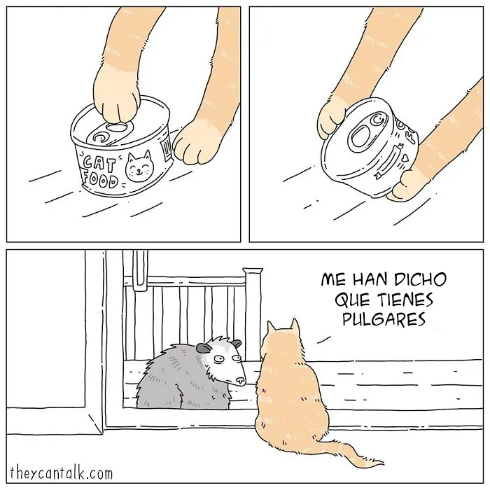 Este artista muestra lo que dirían los animales si pudieran hablar (15 Nuevos cómics)