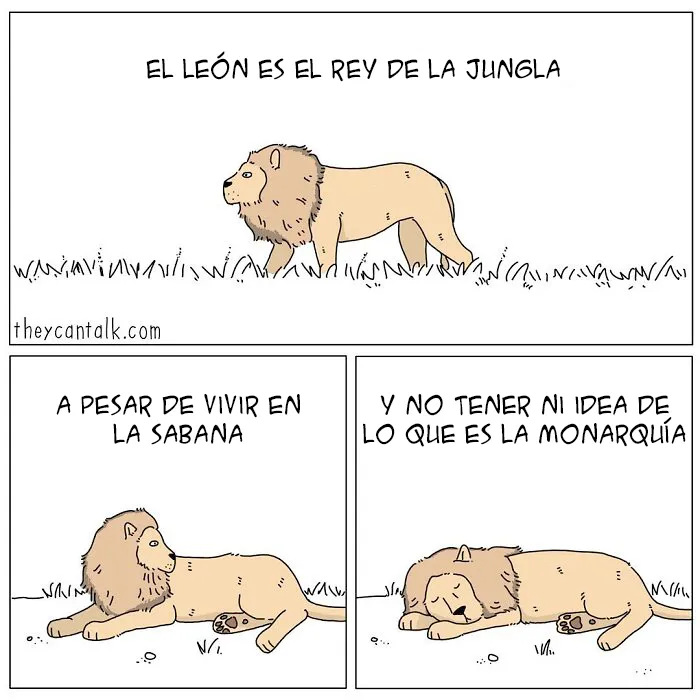 Este artista muestra lo que dirían los animales si pudieran hablar (15 Nuevos cómics)