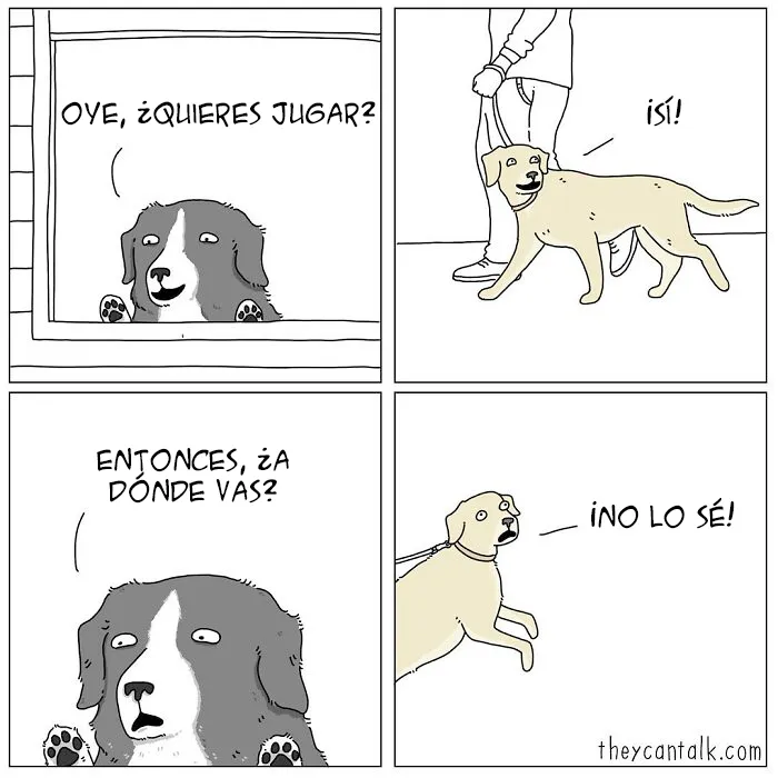 Este artista muestra lo que dirían los animales si pudieran hablar (15 Nuevos cómics)