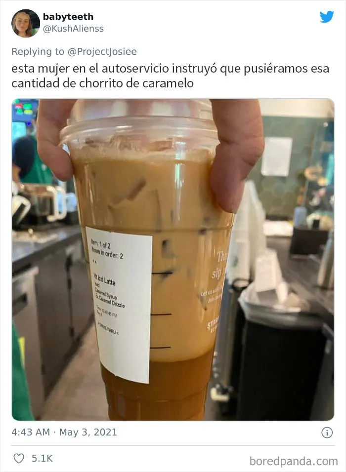 Estos baristas frustrados de Starbucks avergüenzan a los clientes idiotas que piden bebidas "muy extra" (20 fotos)