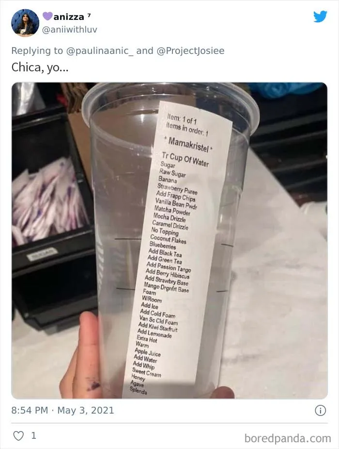 Estos baristas frustrados de Starbucks avergüenzan a los clientes idiotas que piden bebidas "muy extra" (20 fotos)