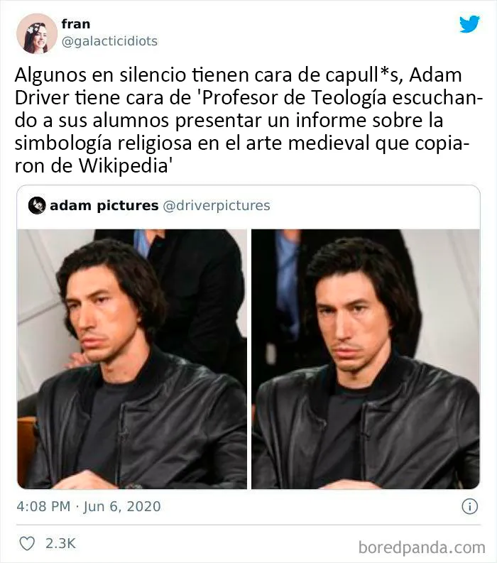 Cara de capull*s en silencio