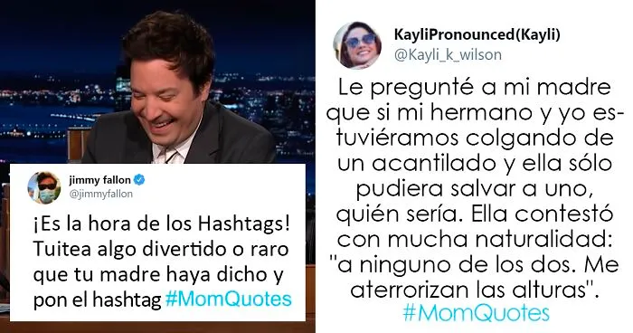 15 Personas comparten qué cosas divertidas han dicho sus madres en respuesta al reto de Jimmy Fallon