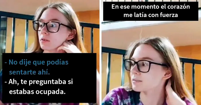 Un hombre intentaba ligar con esta adolescente hasta que ella le dice que está grabando un video en directo