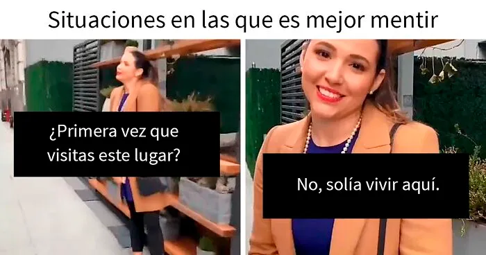 20 Situaciones en las que deberías mentir según esta usuaria de TikTok que da consejos de seguridad a mujeres
