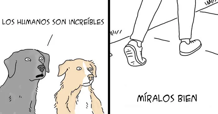 Este artista muestra lo que dirían los animales si pudieran hablar (15 Nuevos cómics)