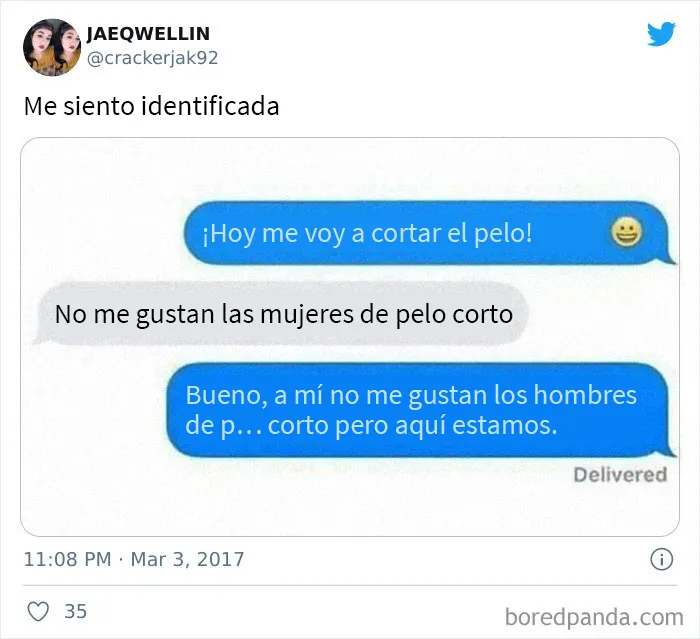 Cuando los hombres creen que todo lo que hacen las mujeres es por ellos