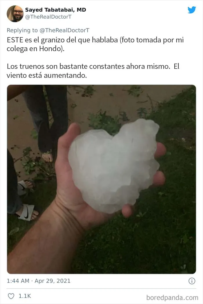 El granizo "gorila" golpeó Texas y Oklahoma anoche, y así es como se vio (30 fotos)