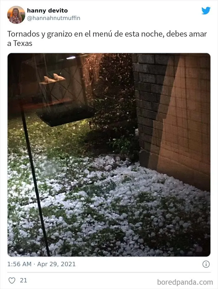 El granizo "gorila" golpeó Texas y Oklahoma anoche, y así es como se vio (30 fotos)