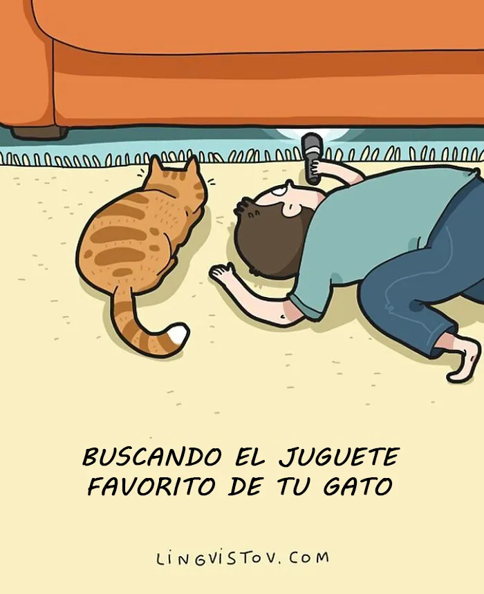 Esta artista ilustra los divertidos momentos de la vida de todo dueño de gatos (22 nuevas imágenes)