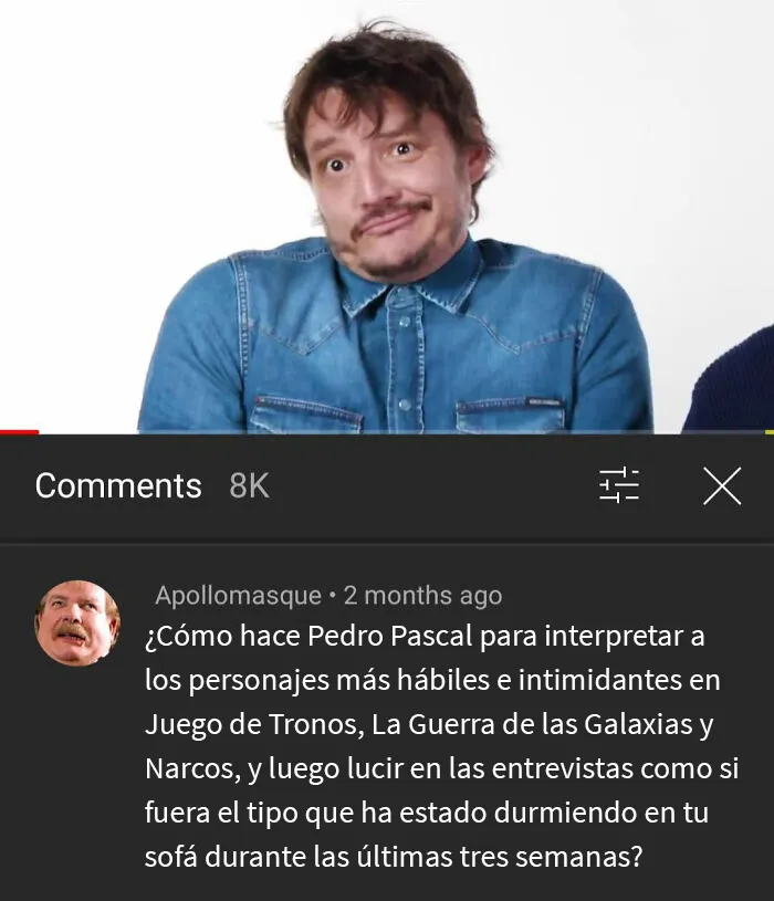 La dualidad de este hombre