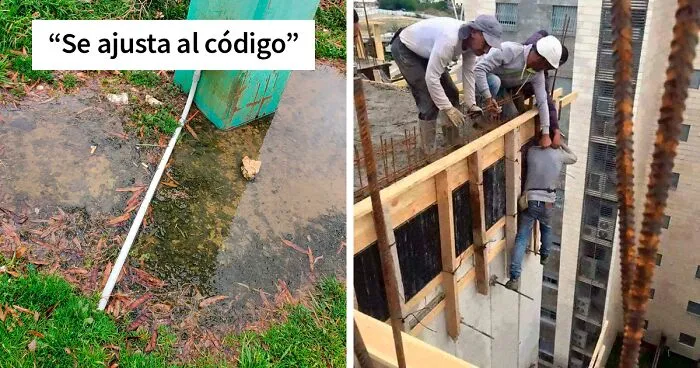 25 Terribles ejemplos de seguridad laboral, compartidos en este grupo online (nuevas fotos)