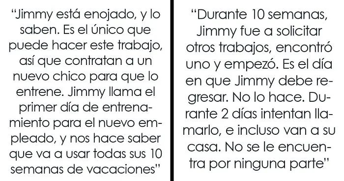 Este empleado trabajó para una empresa durante 4 décadas y le recortaron las vacaciones, así que se tomó su dulce venganza