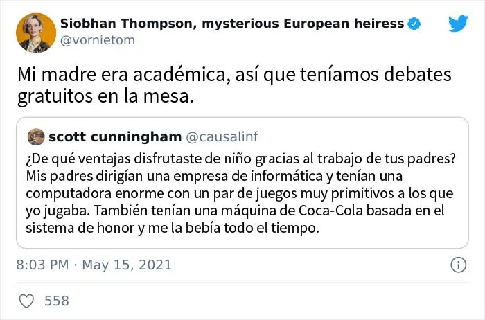 20 Respuestas geniales a "¿De qué ventajas disfrutaste de niño por el trabajo de tus padres?"