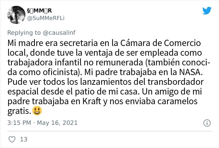 20 Respuestas geniales a "¿De qué ventajas disfrutaste de niño por el trabajo de tus padres?"