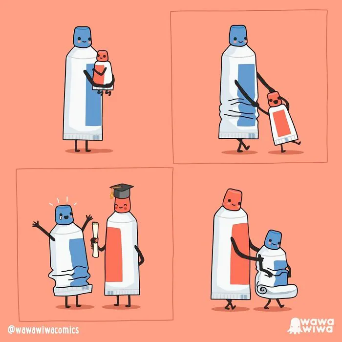 15 Adorables cómics que abordan las situaciones cotidianas de forma inesperada