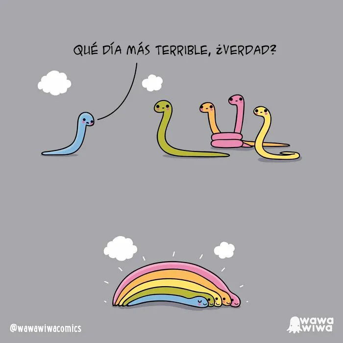 15 Adorables cómics que abordan las situaciones cotidianas de forma inesperada