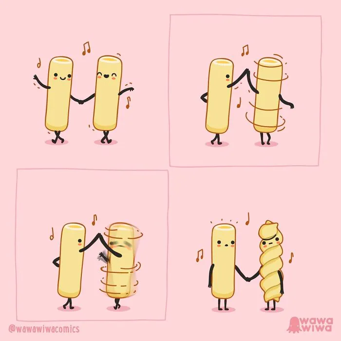 15 Adorables cómics que abordan las situaciones cotidianas de forma inesperada