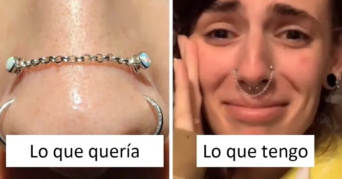 La tendencia "Lo que quería y lo que conseguí" hace que la gente comparta divertidas historias de frustración