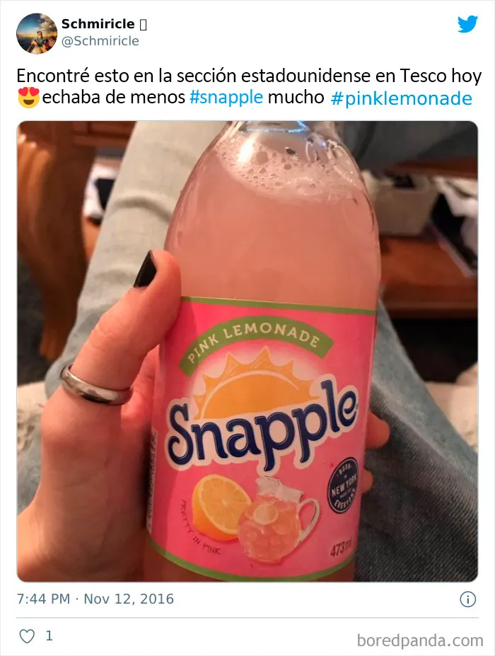Así es la sección de "comida estadounidense" en diferentes países