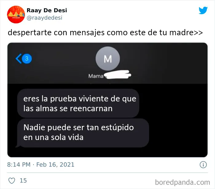 La madre sabe lo que es mejor
