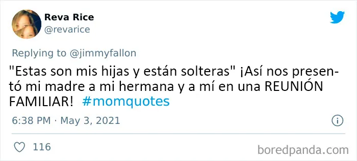 15 Personas comparten qué cosas divertidas han dicho sus madres en respuesta al reto de Jimmy Fallon