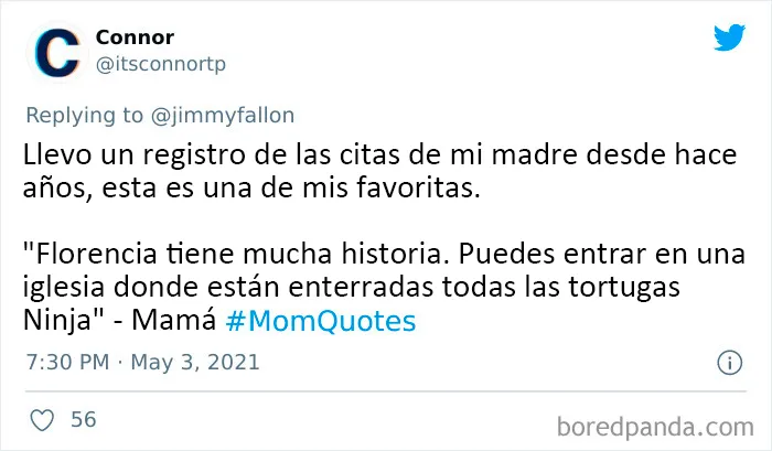 15 Personas comparten qué cosas divertidas han dicho sus madres en respuesta al reto de Jimmy Fallon