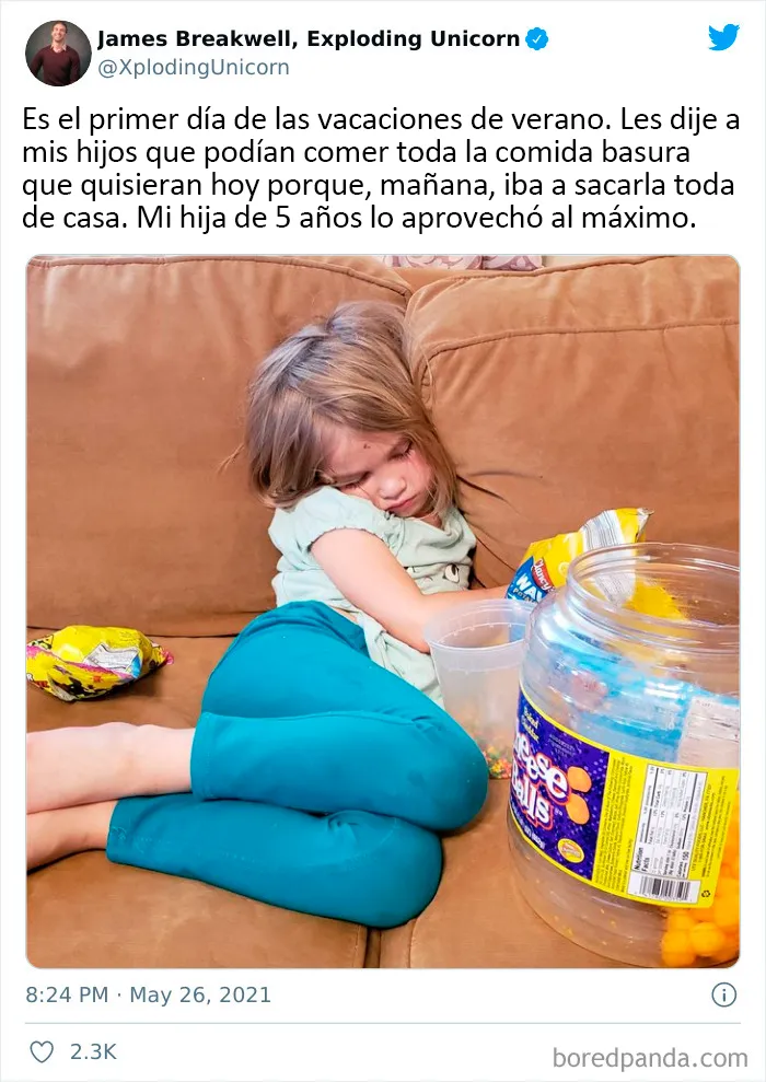 20 De los mejores tuits de Mayo sobre ser padres