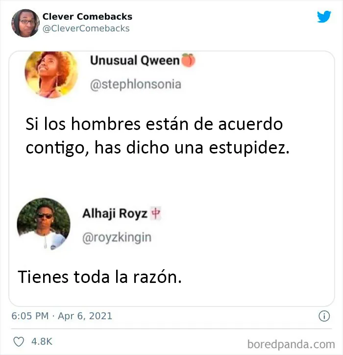 Esta cuenta de Twitter comparte las respuestas más ingeniosas jamás capturadas, y aquí hay 15 de las mejores
