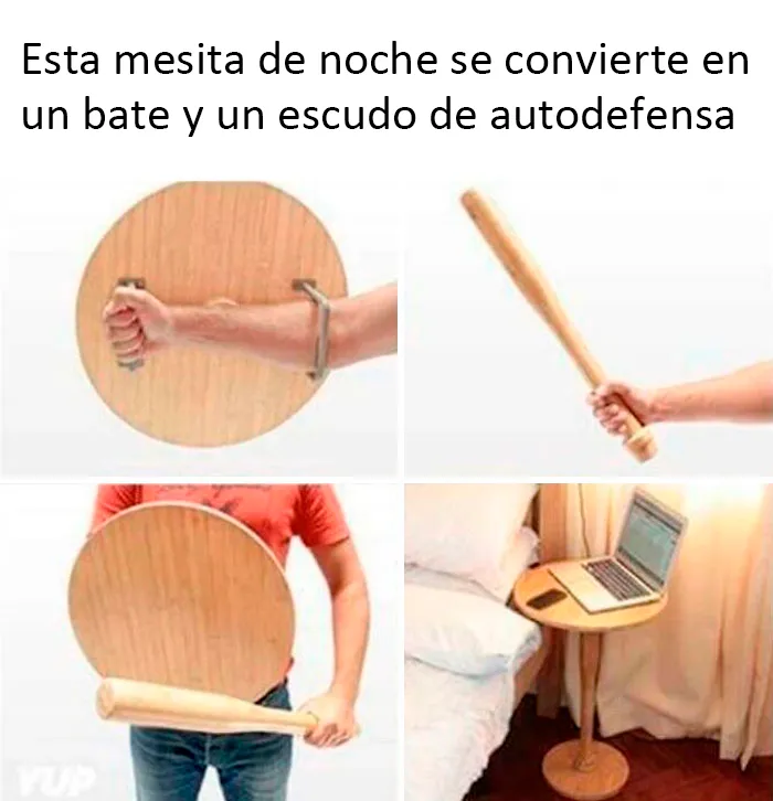 Una mesilla para golpear a la gente