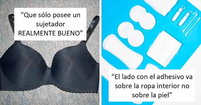 "¿Qué es lo que no sabías o no te habías dado cuenta hasta después de vivir con una mujer?" 40 hombres respondieron