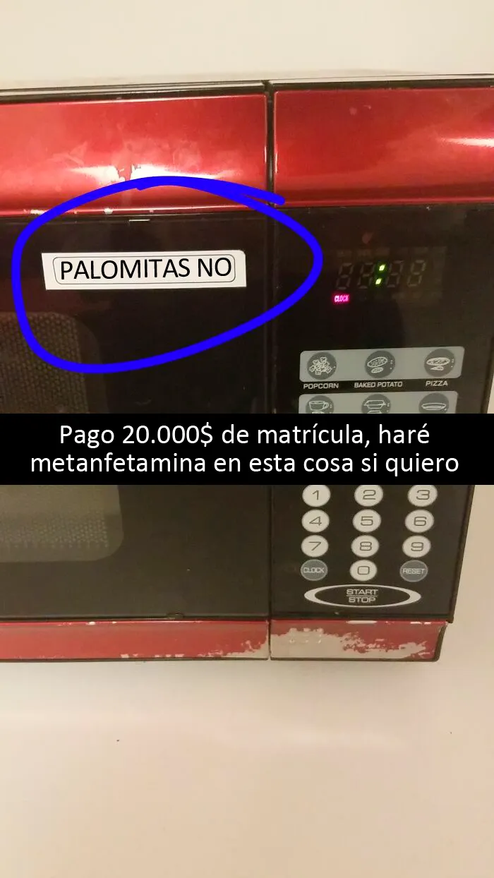 Mi Universidad No Quiere Que Hagamos Palomitas En Sus Microondas De Mierd*