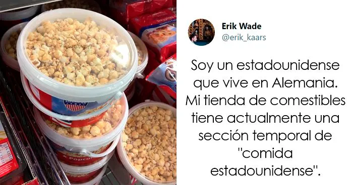 Así es la sección de "comida estadounidense" en diferentes países