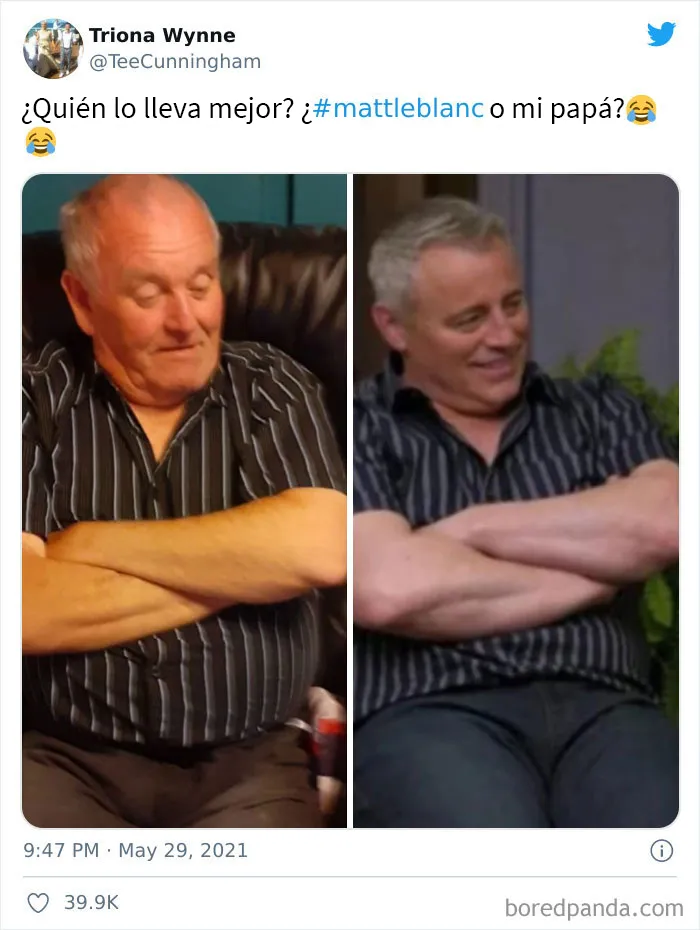 Matt LeBlanc se convierte en meme al volverse viral su imagen en la reunión de Friends (10 fotos)