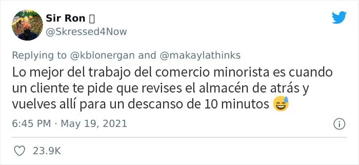18 Divertidas mentiras que los empleados de cara al público dicen a los clientes en situaciones incómodas