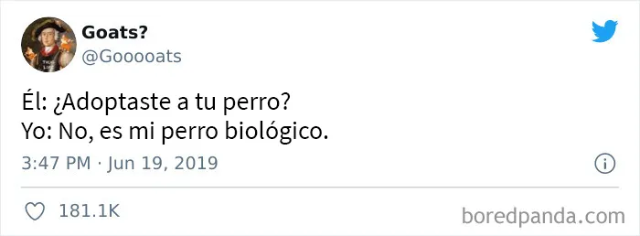 Es mi perro biológico