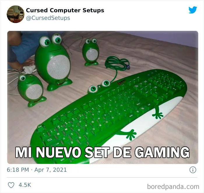 25 Ordenadores tan terriblemente configurados que sólo se pueden describir como "malditos", según esta cuenta de Twitter