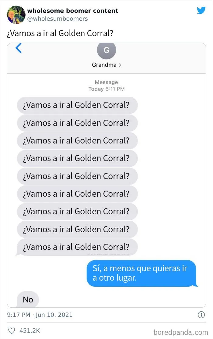 Esta cuenta comparte "contenido positivo de la generación boomer" (10 fotos)