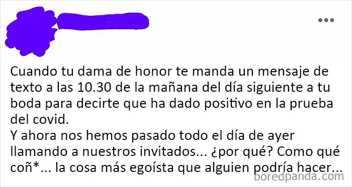¿Doble vergüenza? El servicio médico sabía que había sido expuesta antes de la boda pandémica